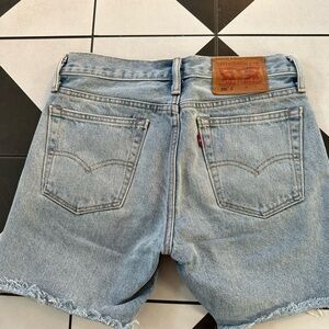 Levi's Classic Blue Denim Shorts